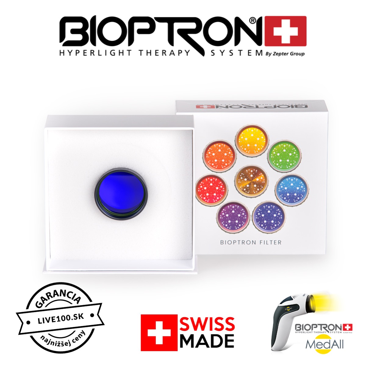 Bioptron indigo filter 5 cm – Obrázok 8